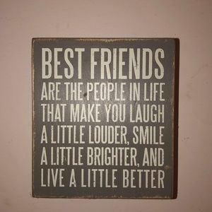 small room decor sign